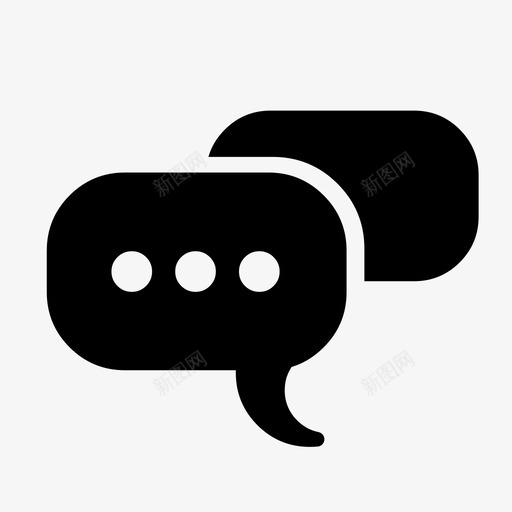 聊天帮助消息图标svg_新图网 https://ixintu.com 帮助 支持 文本 消息 短信 签名 聊天 讲话 语音 语音泡沫 通话