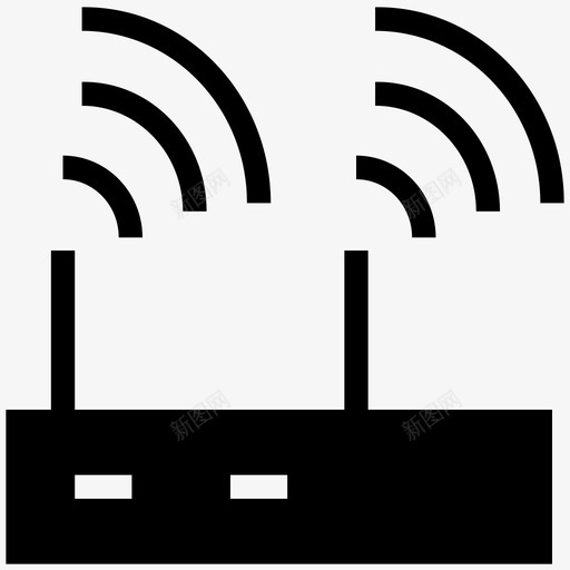 wifi路由器wifi信号网络开关信号图标svg_新图网 https://ixintu.com wifi信号 wifi路由器 互联网信号 天线 无线 网络开关信号 调制解调器信号 调制解调器设备