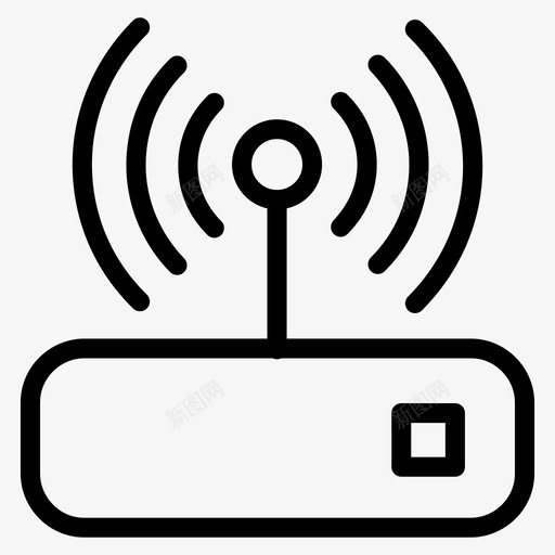 wifi无线连接wifi图标svg_新图网 https://ixintu.com wifi 互联网连接 无线连接 波长 网络 范围内任何地方 路由器 隐形