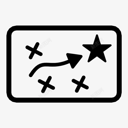 路线计划导航规划图标svg_新图网 https://ixintu.com 导航 旅行 标记 目标 策略 规划 路线计划 道路 项目