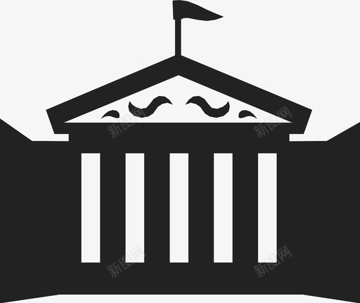 大英博物馆图标svg_新图网 https://ixintu.com 大英博物馆