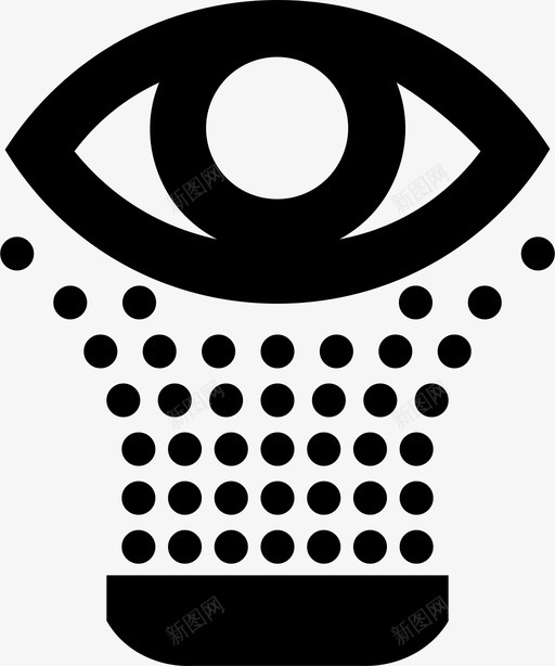 洗眼液视觉安全图标svg_新图网 https://ixintu.com 化学实验室 安全 实验室 实验室安全 急救 洗眼液 清洁 视觉