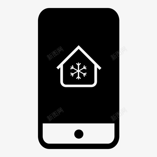 智能手机智能气候遥控图标svg_新图网 https://ixintu.com iphone 主页 家庭自动化 房屋 智能家居 智能手机 智能气候 物联网 生活 移动网络 遥控