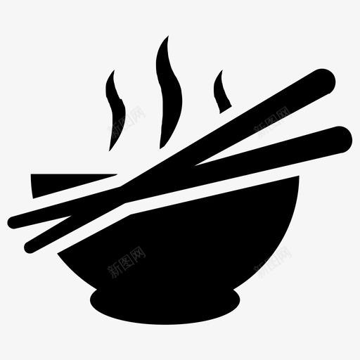 面条日本汤热的日本菜图标svg_新图网 https://ixintu.com 优生 日本汤 日本菜 热的日本菜 热食 碗 筷子 芳香 蒸汽 面条