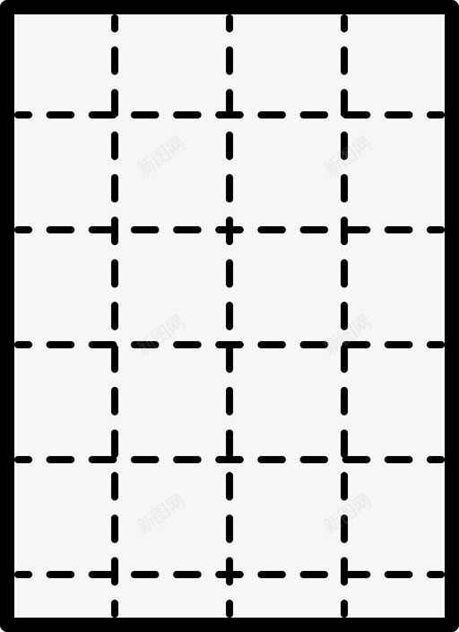 网格纸内衬页面图标svg_新图网 https://ixintu.com 信件 内衬 小册子 故事 故事板 正方形 穿孔 结构 网格纸 网站地图 页面