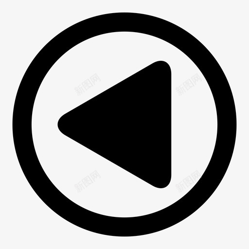 左箭头符号键盘图标svg_新图网 https://ixintu.com 否等 圆圈 左箭头 指示器 按钮 方向 是 界面 符号 跟随 键盘
