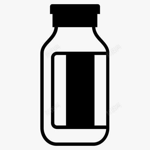 药品罐子医院图标svg_新图网 https://ixintu.com 健康医院 医生 医疗保健 医院 容器 急诊 瓶子 罐子 药丸 药品 诊所