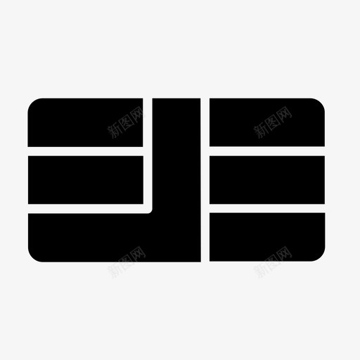 sim卡用户识别模块智能卡图标svg_新图网 https://ixintu.com gsm imei pin puk sim卡 信用卡芯片 安全芯片 智能卡 用户识别模块