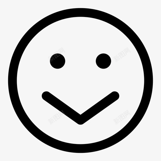 脸笑脸素描图标svg_新图网 https://ixintu.com 侧面 傻 奇怪 害羞 积极 笑脸 素描 线性化身脸 脸