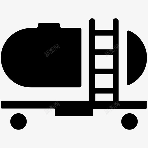 燃料箱供水水车图标svg_新图网 https://ixintu.com 供水 供水系统 供水车 水车 燃料箱
