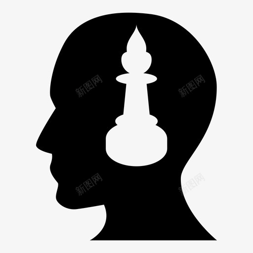 男性侧视图蜡烛剪影人力资源图标svg_新图网 https://ixintu.com 人力资源 男性侧视图蜡烛剪影