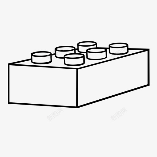 积木建筑乐高图标svg_新图网 https://ixintu.com 乐高 乐高积木 建筑 杜普洛 玩具 积木