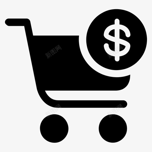 购物车结帐电子商务图标svg_新图网 https://ixintu.com 卡车 可怕的电子商务黑暗版 手推车 电子商务 结帐 购物车