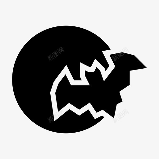 万圣节之夜恐怖月亮图标svg_新图网 https://ixintu.com 万圣节之夜 万圣节雕文 云 恐怖 月亮 蝙蝠