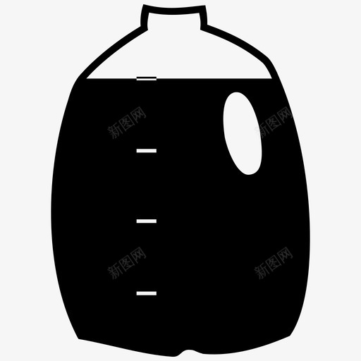 壶配方牛奶壶图标svg_新图网 https://ixintu.com 加仑壶 壶 果汁 水 液体 牛奶壶 配方 量具