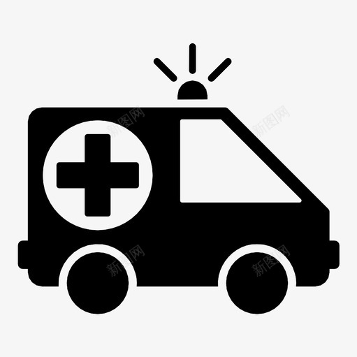 救护车护理人员救援人员图标svg_新图网 https://ixintu.com 响应人员 安全 护理人员 救护车 救援人员 服务 紧急 警报器 运输 面包车