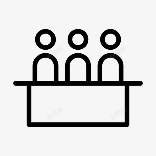 会议陪审团会议室图标svg_新图网 https://ixintu.com 人员 会议 会议室 发言人 小组 酒店主题-图标集 陪审团 陪审团职责