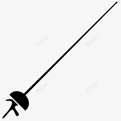 重剑击剑花剑击剑武器图标svg_新图网 https://ixintu.com 击剑武器 击剑花剑 反击 埃斯克里姆 守备 弗莱厄特 攻防 放弃 重剑