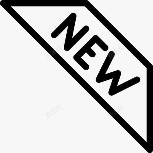 新标签购物线路图标svg_新图网 https://ixintu.com 新标签 购物线路图标
