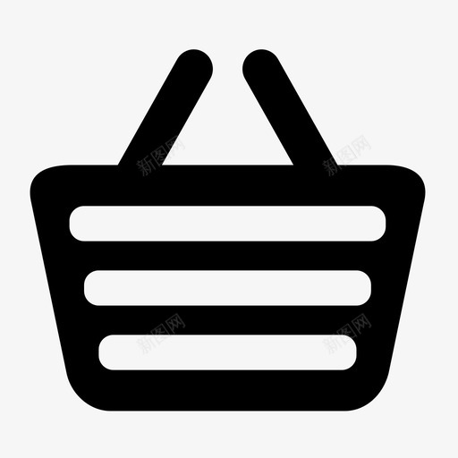 购物车电子商务结账图标svg_新图网 https://ixintu.com 手提包 电子商务 结账 网上购物 购物篮 购物车