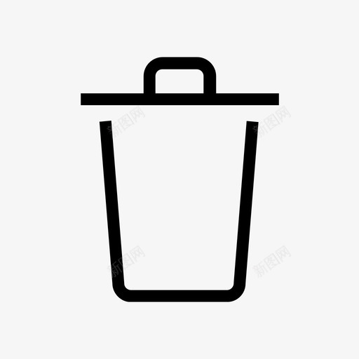 垃圾垃圾桶固体废物图标svg_新图网 https://ixintu.com 删除 回收 固体废物 垃圾 垃圾桶 处理 搜索引擎优化概述 移除