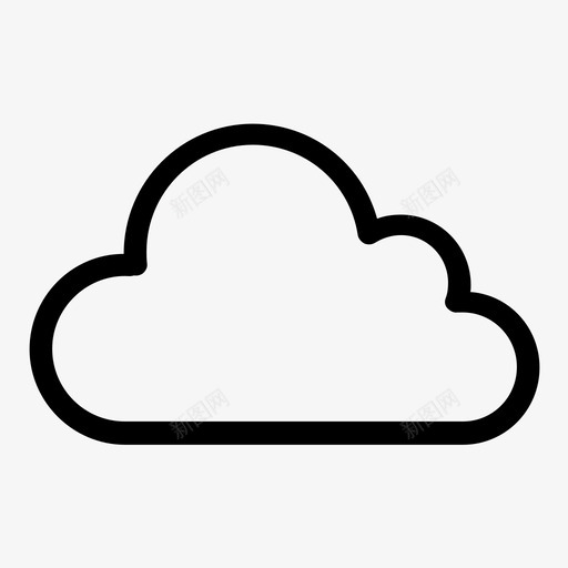 云天气预报存储图标svg_新图网 https://ixintu.com 云 互联网 天气预报 存储 网络 网络生活 行动 雨