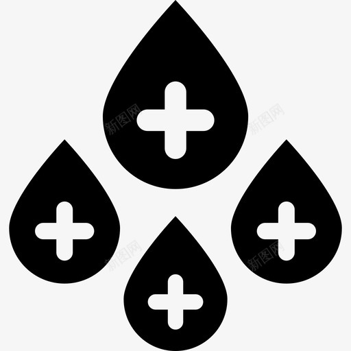 正电荷水疗和放松图标svg_新图网 https://ixintu.com 正电荷 水疗和放松