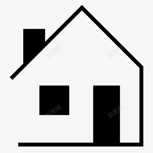 住宅公寓宅基地图标svg_新图网 https://ixintu.com 住宅 公寓 婴儿床 宅基地 家庭 建筑