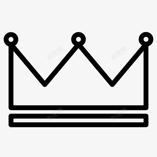 简单皇冠皇室皇室成员图标svg_新图网 https://ixintu.com 公主 君主制 国王 头饰 女王 皇室 皇室成员 简单皇冠 黄金