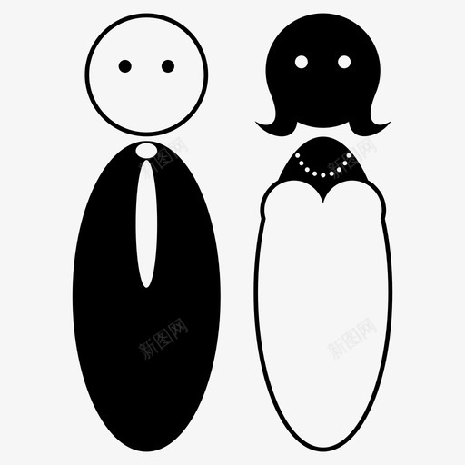 夫妻跨种族约会妻子图标svg_新图网 https://ixintu.com 丈夫 伴侣 夫妻 妻子 婚姻 爱情 结婚 跨种族约会