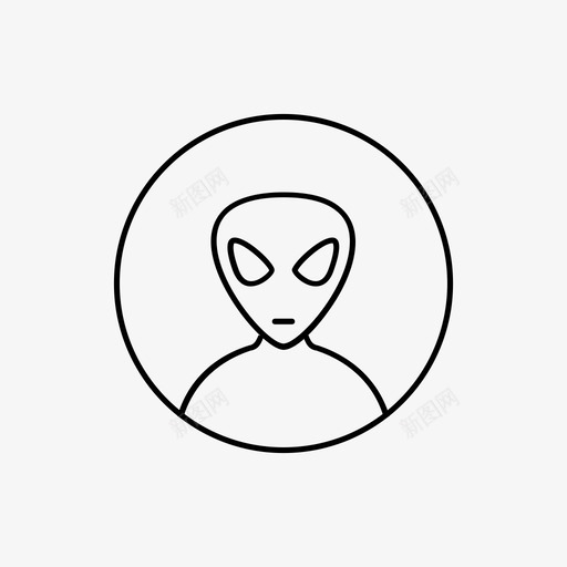 外星人用户不明飞行物图标svg_新图网 https://ixintu.com 不明飞行物 人物 化身 外星人 太空 怪物 用户 用户图片 科幻 账号