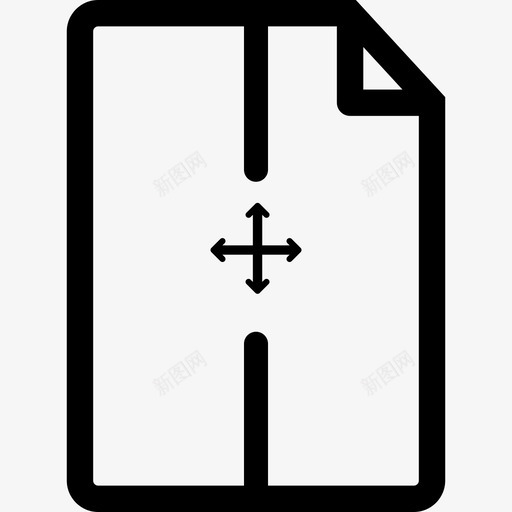 文件水平居中界面基本应用图标svg_新图网 https://ixintu.com 基本应用 文件水平居中 界面