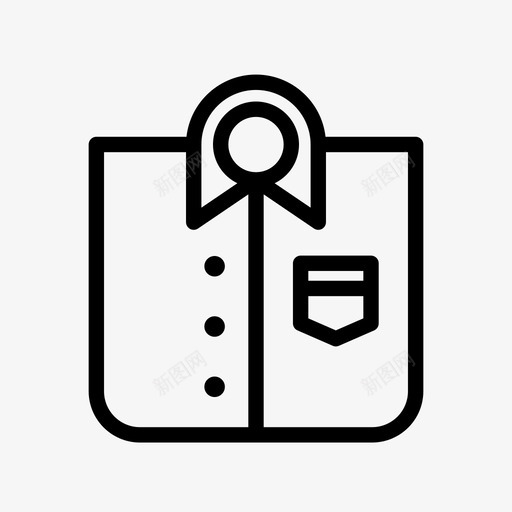 衬衫衣服衣柜图标svg_新图网 https://ixintu.com t恤 商店 套装 款式 正式衬衫 网上商店 衣服 衣柜 衬衫 购物