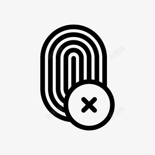 指纹删除触摸传感器图标svg_新图网 https://ixintu.com iphone 个人 传感器 安全 屏幕 扫描 指纹 指纹删除 触摸 身份