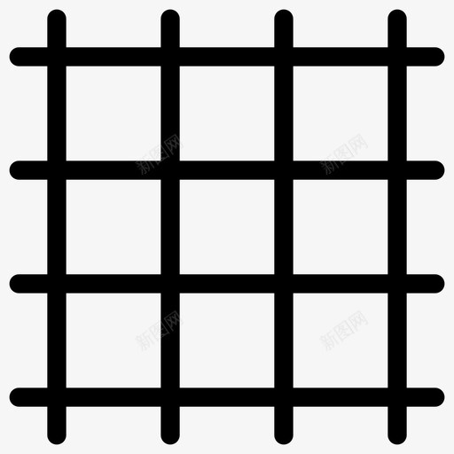 网格工具绘图图标svg_新图网 https://ixintu.com 对象 工件 材料 绘图 网格工具 设置 设计 设计-实体图标
