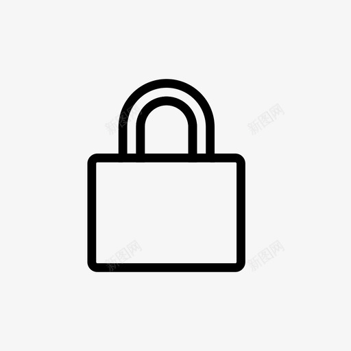 锁个人隐私图标svg_新图网 https://ixintu.com 个人 保护 安全 密码 挂锁 私人 锁 隐私 非名称图标