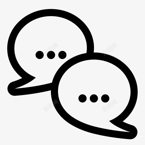 语音气泡回复协商图标svg_新图网 https://ixintu.com 会议 协商 回复 对话 更多 消息 语音气泡 面试