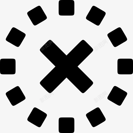 删除停止选择图标svg_新图网 https://ixintu.com 停止 删除 取消 屏蔽 忽略 选择 阻止