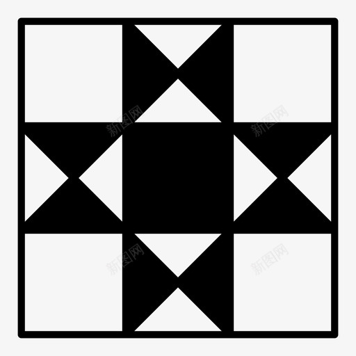 被子块俄亥俄州俄亥俄州之星图标svg_新图网 https://ixintu.com 俄亥俄州 俄亥俄州之星 俄亥俄州之星被子块 绗缝图案 绗缝块 被子图案 被子块