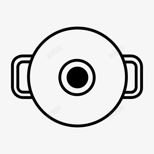 锅厨师烹饪图标svg_新图网 https://ixintu.com 厨师 厨房 工具 摆设桌子 炉子 烹饪 锅 面食
