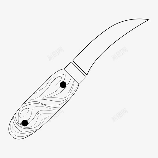 削皮器刀片厨师图标svg_新图网 https://ixintu.com 刀 刀具 刀片 切割 削皮刀 削皮器 厨师 厨房 基本厨师刀套装 烹饪 锋利