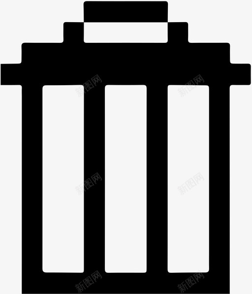 垃圾桶接待处垃圾图标svg_新图网 https://ixintu.com it 垃圾 垃圾处理 垃圾桶 接待处