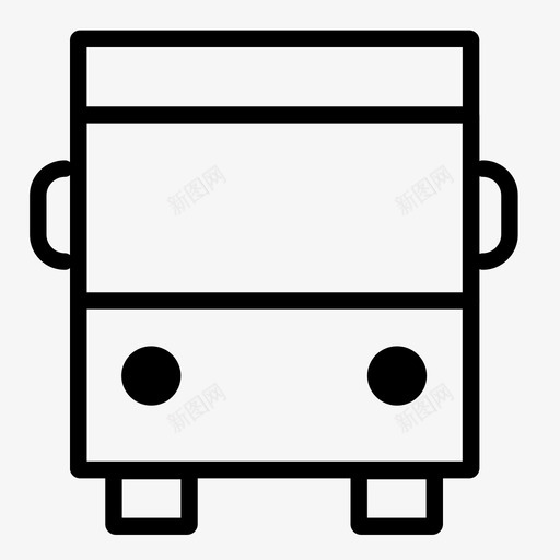 公共汽车小汽车公共交通工具图标svg_新图网 https://ixintu.com 公共交通工具 公共汽车 小汽车 车辆