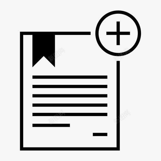 文件规则手册图标svg_新图网 https://ixintu.com 书签 信函 协议 合同 小册子 手册 指南 文件 规则 证书