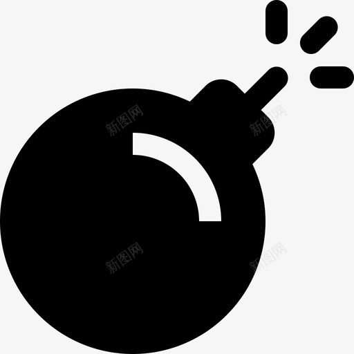 炸弹危险炸药图标svg_新图网 https://ixintu.com tnt 军用 危险 安全 火焰 炸弹 炸药 点火 爆炸