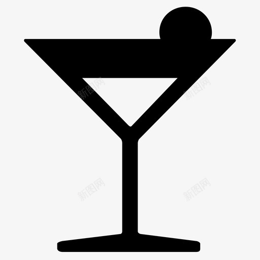 樱桃鸡尾酒酒派对图标svg_新图网 https://ixintu.com paaaaaarty 夜晚 杜松子酒 樱桃鸡尾酒 派对 派对饮料 玻璃杯 酒