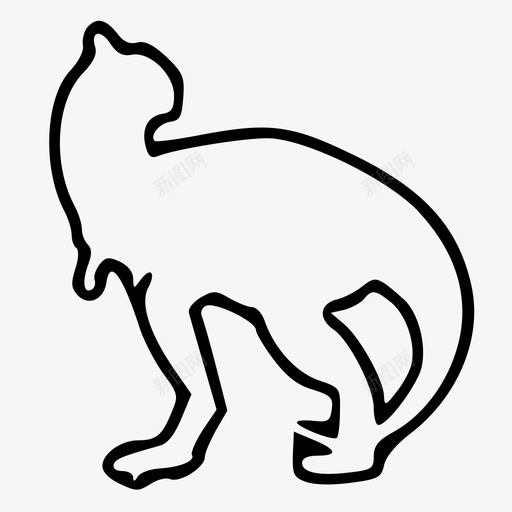 蜥蜴恐龙图标svg_新图网 https://ixintu.com 恐龙 蜥蜴
