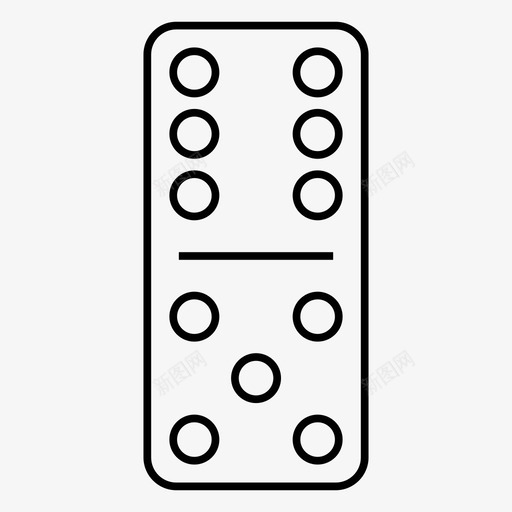 多米诺骨牌中风六图标svg_新图网 https://ixintu.com 中风 五 六 多米诺骨牌 大纲 数字 智力 桌上游戏 游戏 集合