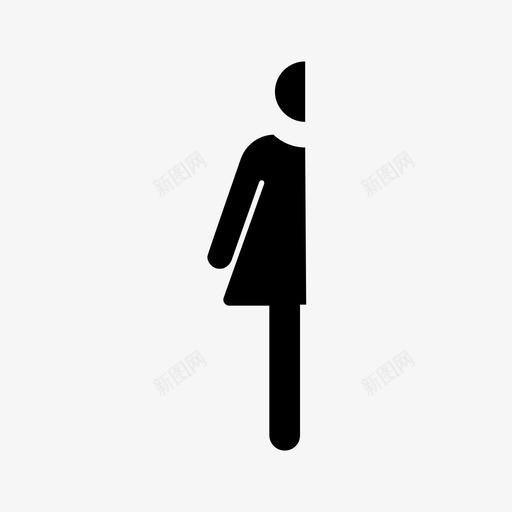 半女未完成卫生间图标svg_新图网 https://ixintu.com 不完整 人 分开 半 半女 单身 卫生间 孤独 微定位系统集合01 未完成 部分