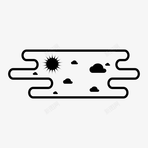 夕阳伤感的场景渐弱的光线图标svg_新图网 https://ixintu.com 中午 伤感的场景 即将降临 夕阳 晚上 渐弱的光线 阴天 风景